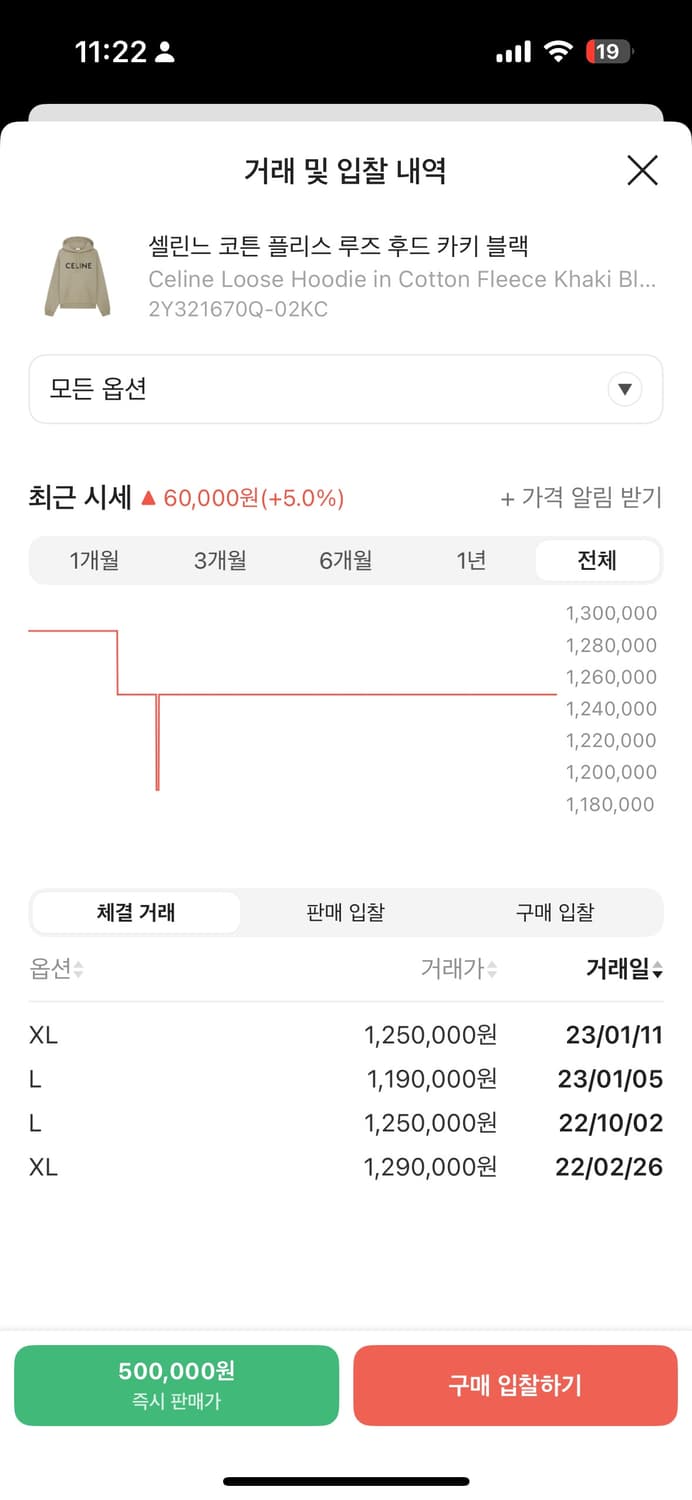 셀린느 빅로고 후드티 상품이미지6