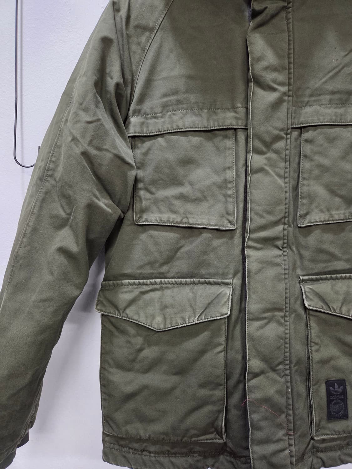 아디다스 후드 패딩 헌팅점퍼패딩 코튼점퍼 올드스쿨 상품이미지2