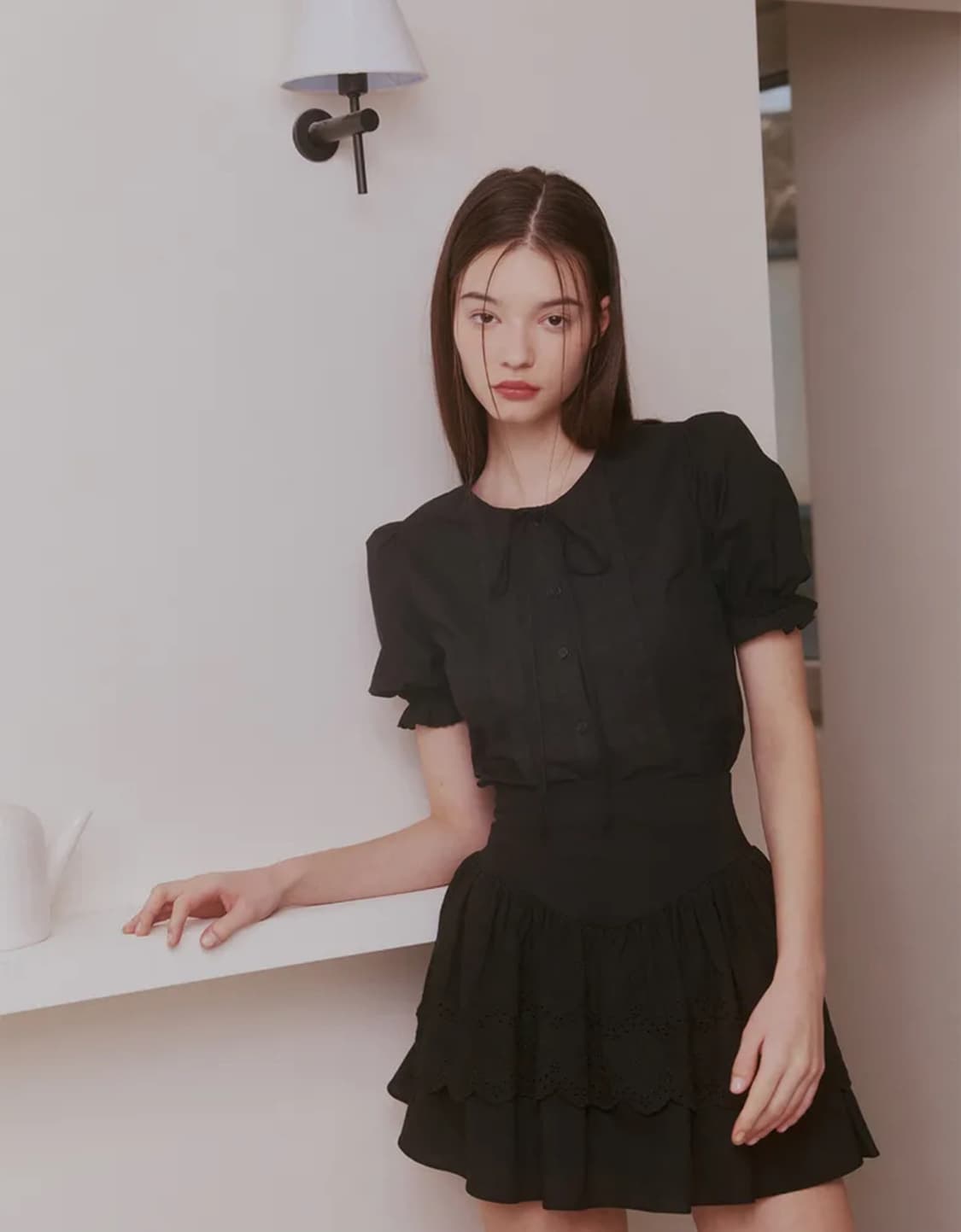 (새상품) 낫유어로즈 벨블라우스 상품이미지1