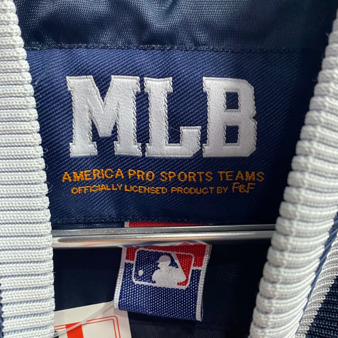 MLB 시카고 컵스 백로고 네이비 패치워커 바시티 자켓 B3904 상품이미지5