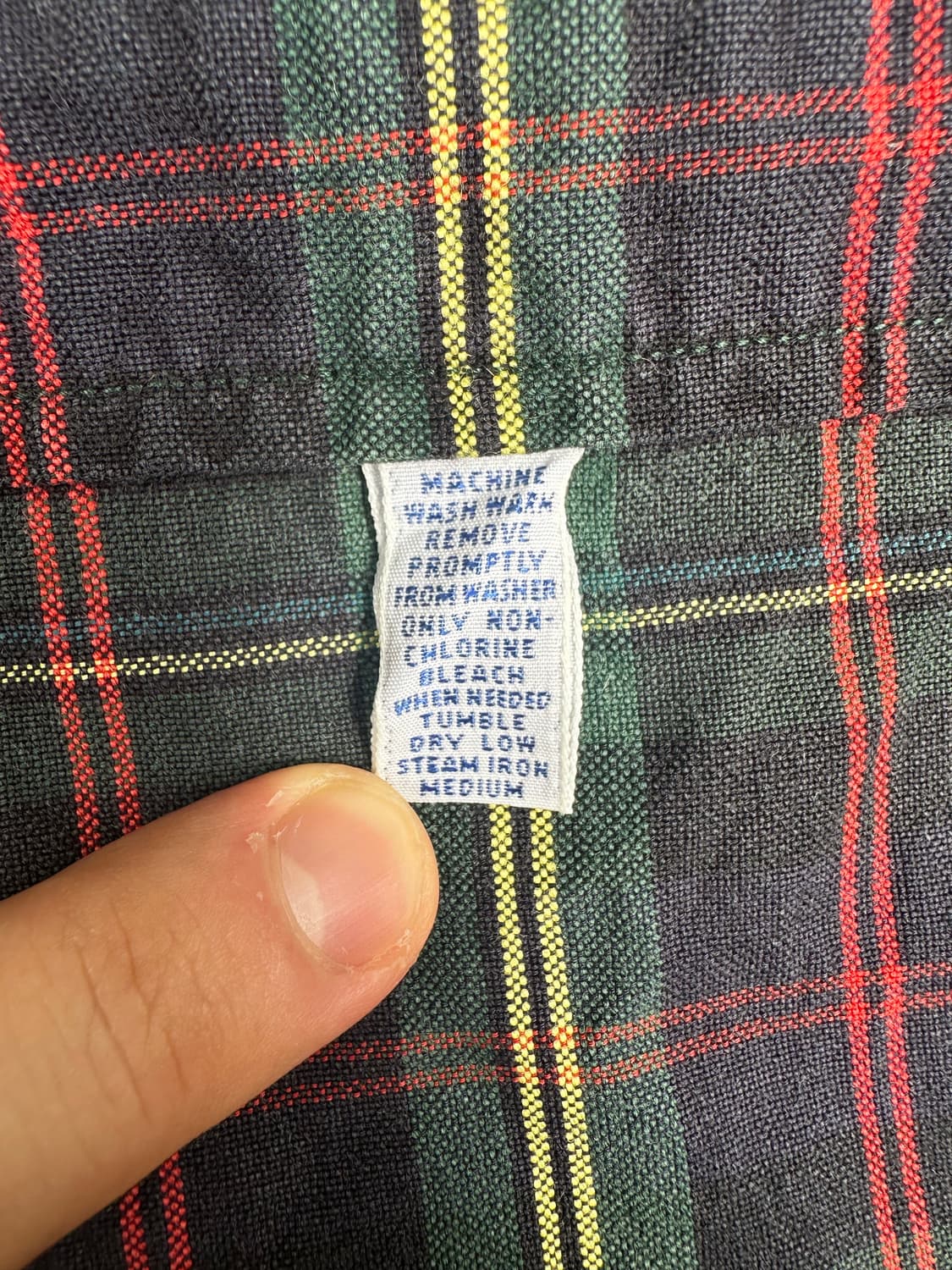 빈티지 90s 폴로 빅셔츠 체크 셔츠 상품이미지4