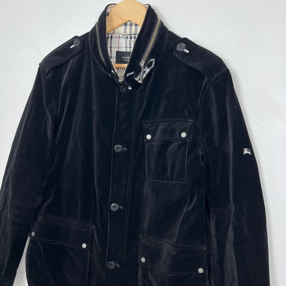 Burberry 버버리 블랙라벨 벨벳 M65 자켓 상품이미지2