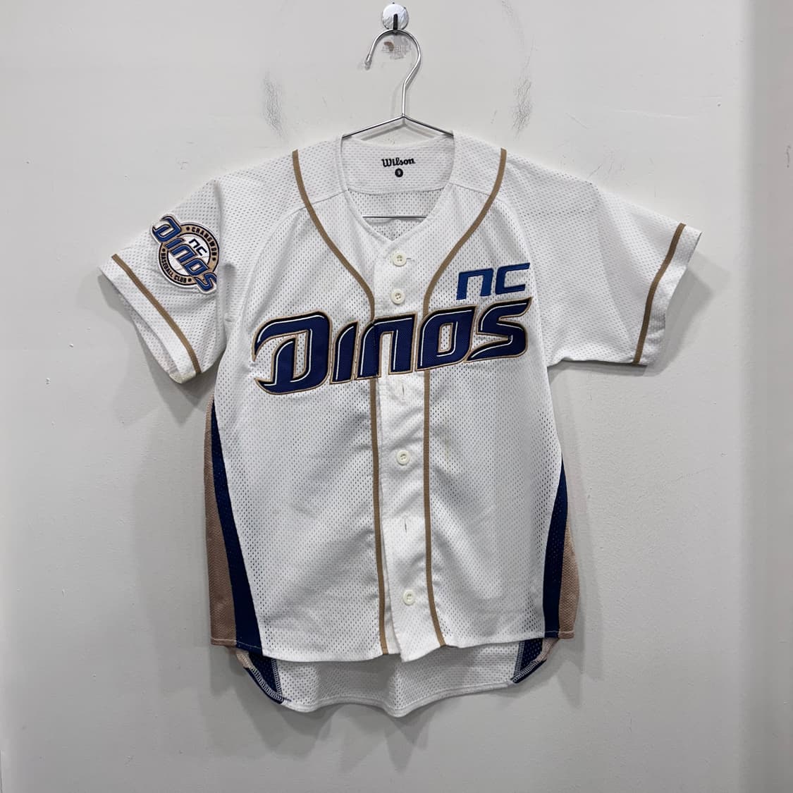 윌슨 NC 다이노스 키즈 반팔 야구 저지 상품이미지2