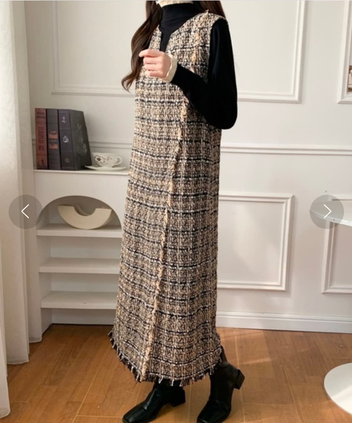 ABITOKYO in Japan 트위드 롱 원피스 M size 상품이미지1