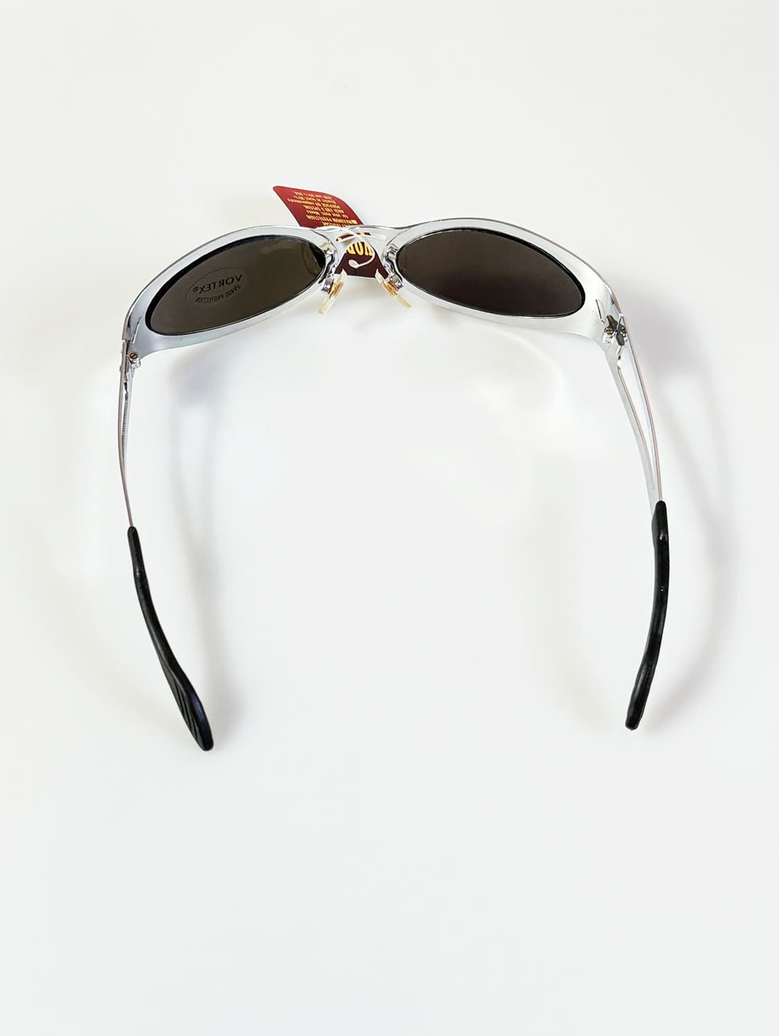 VORTEX 실버 메탈릭 오벌 프레임 빈티지 선글라스 상품이미지5