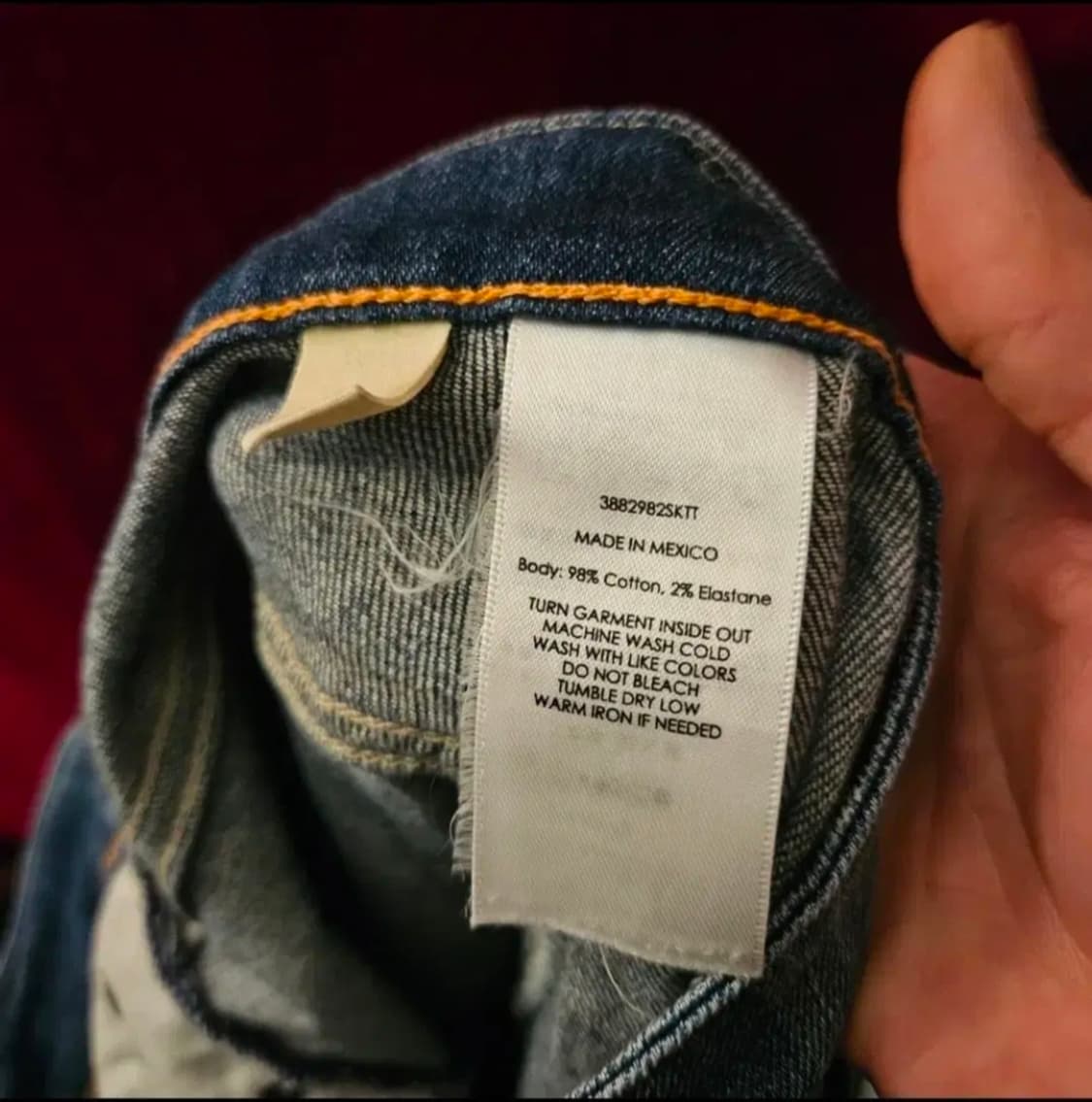 랄프로렌 포켓 덧뎀 데님 롱 스커트 25-26size 상품이미지8