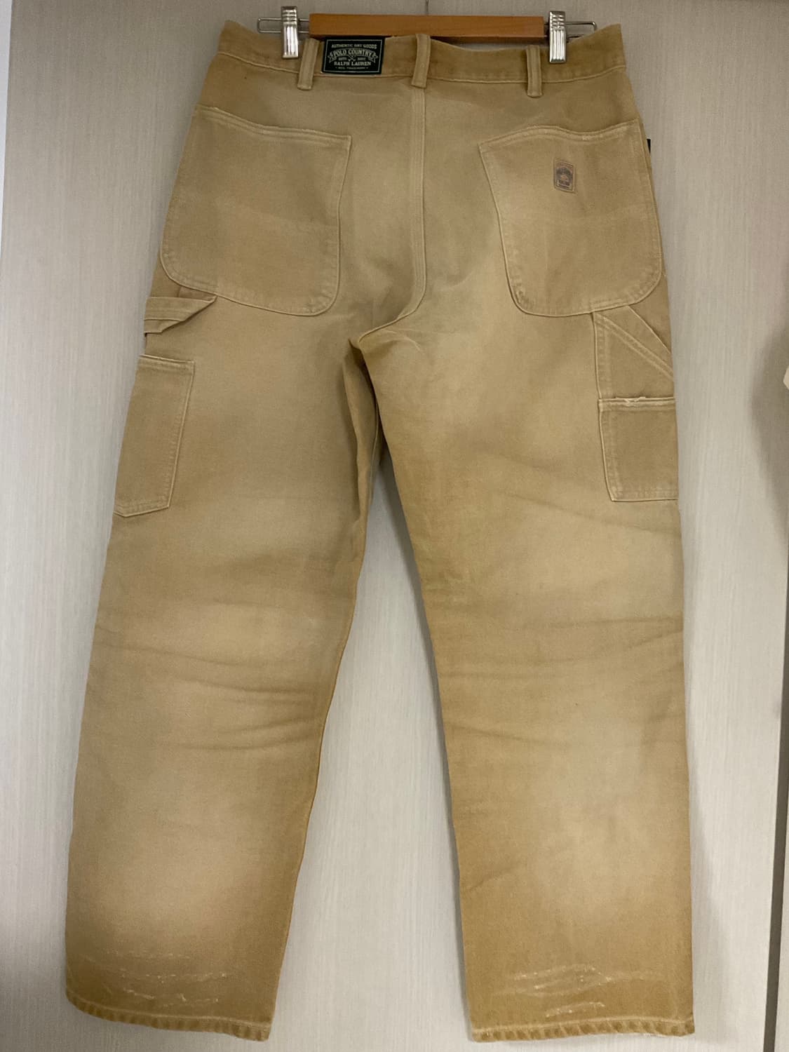 폴로 랄프로렌 덩거리핏 캔버스 카펜터 펜츠 31x30 상품이미지3