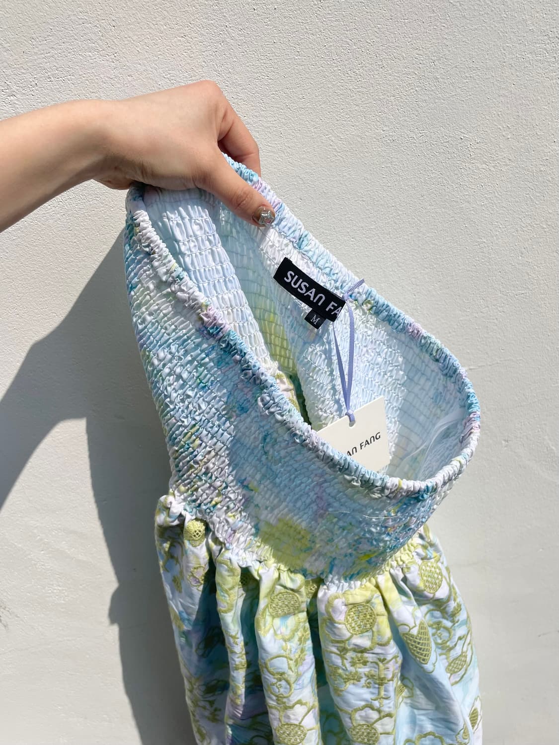 susan fang embroidered skirt 상품이미지1