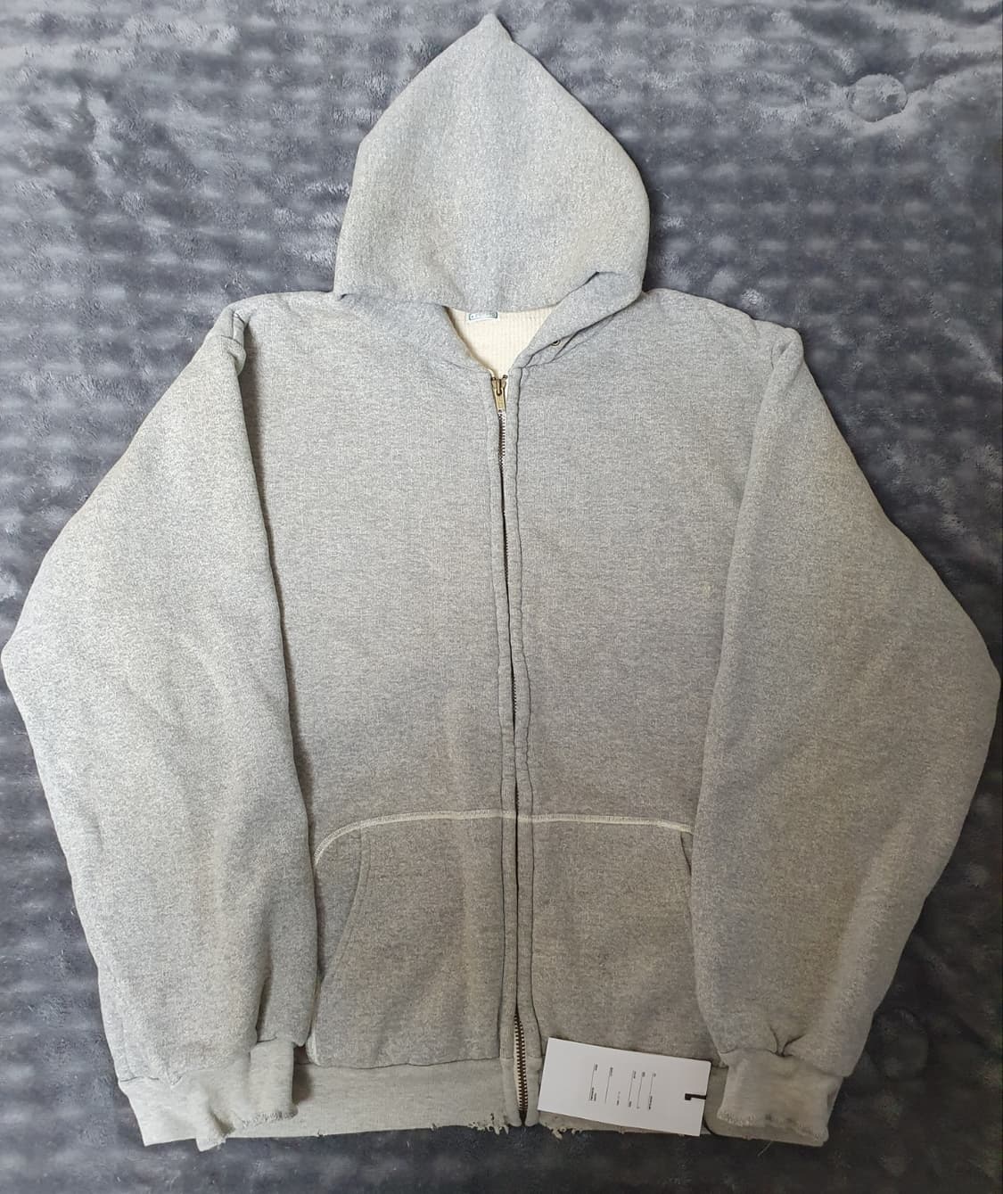 [3] 25ss 아프레쎄 후드집업 그레이 새상품 상품이미지1