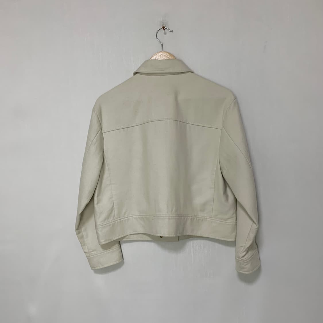 유나이티드 애로우즈 도쿄 크롭 울 집업 자켓 아이보리 일본 빈티지 상품이미지9
