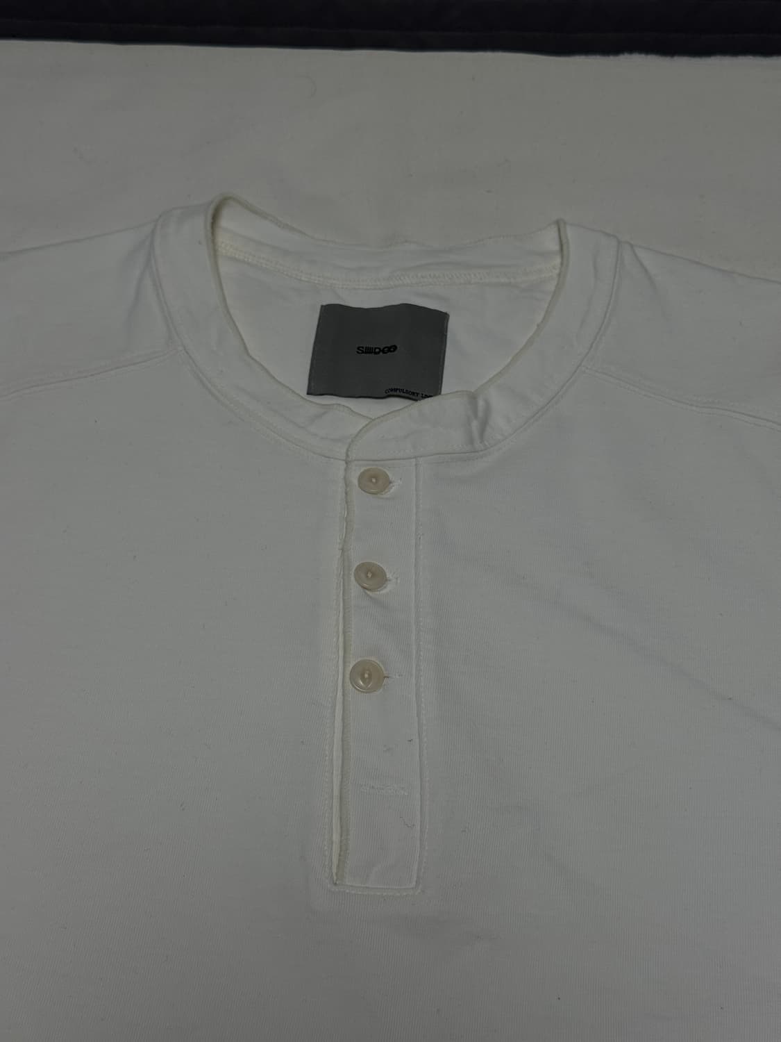 시도 / 헨리넥 롱슬리브 (화이트) / 2 상품이미지3