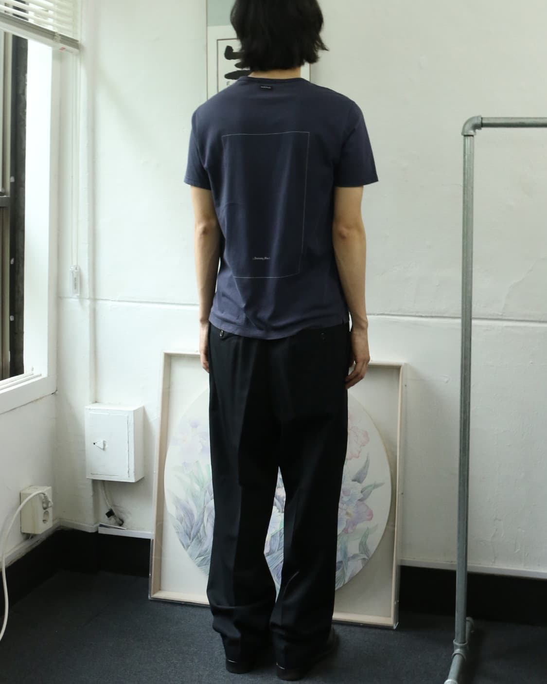 와이즈 포 맨 블랙 트라우저  상품이미지2