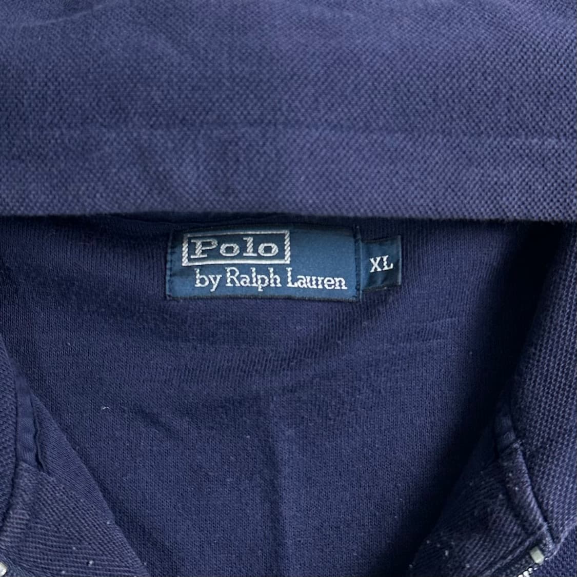 폴로 랄프로렌 네이비 투웨이 코튼 후드집업 상품이미지6