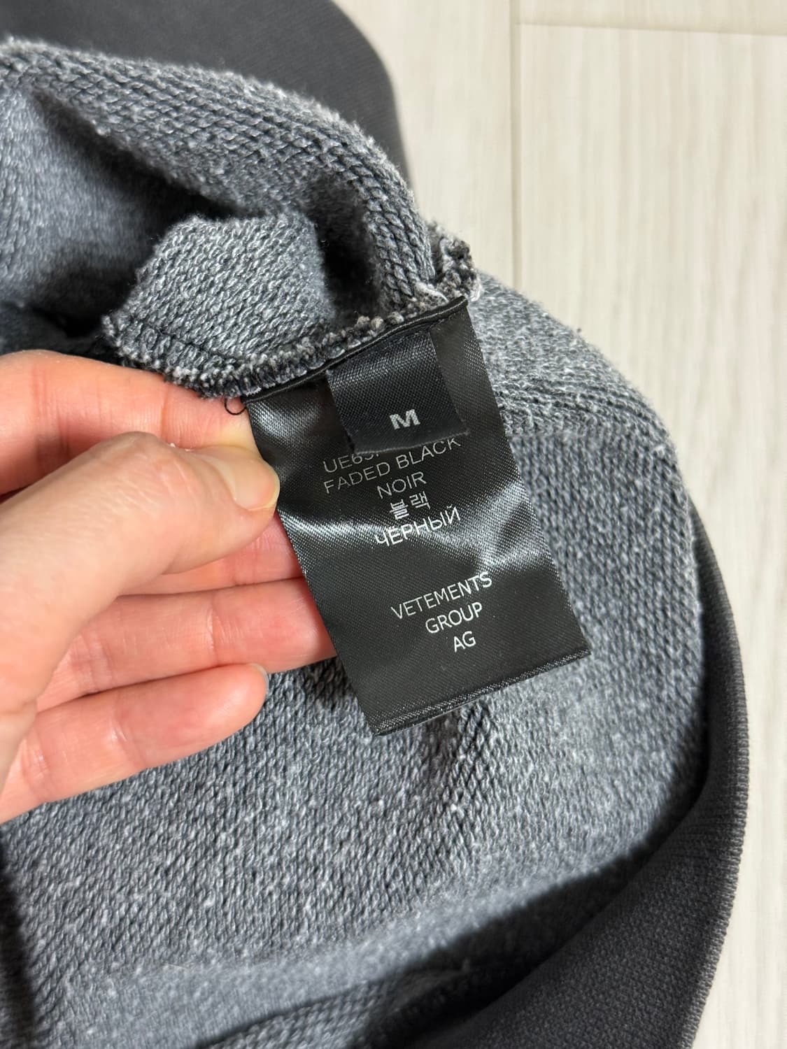 [M] 베트멍 마이네임이즈 집업 후드 그레이색상 상품이미지8