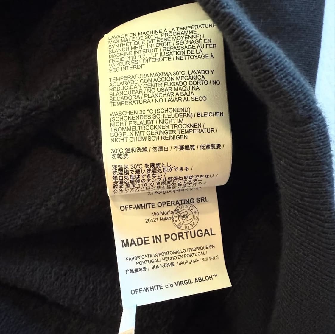 20fw 오프화이트 애로우 후드 상품이미지9