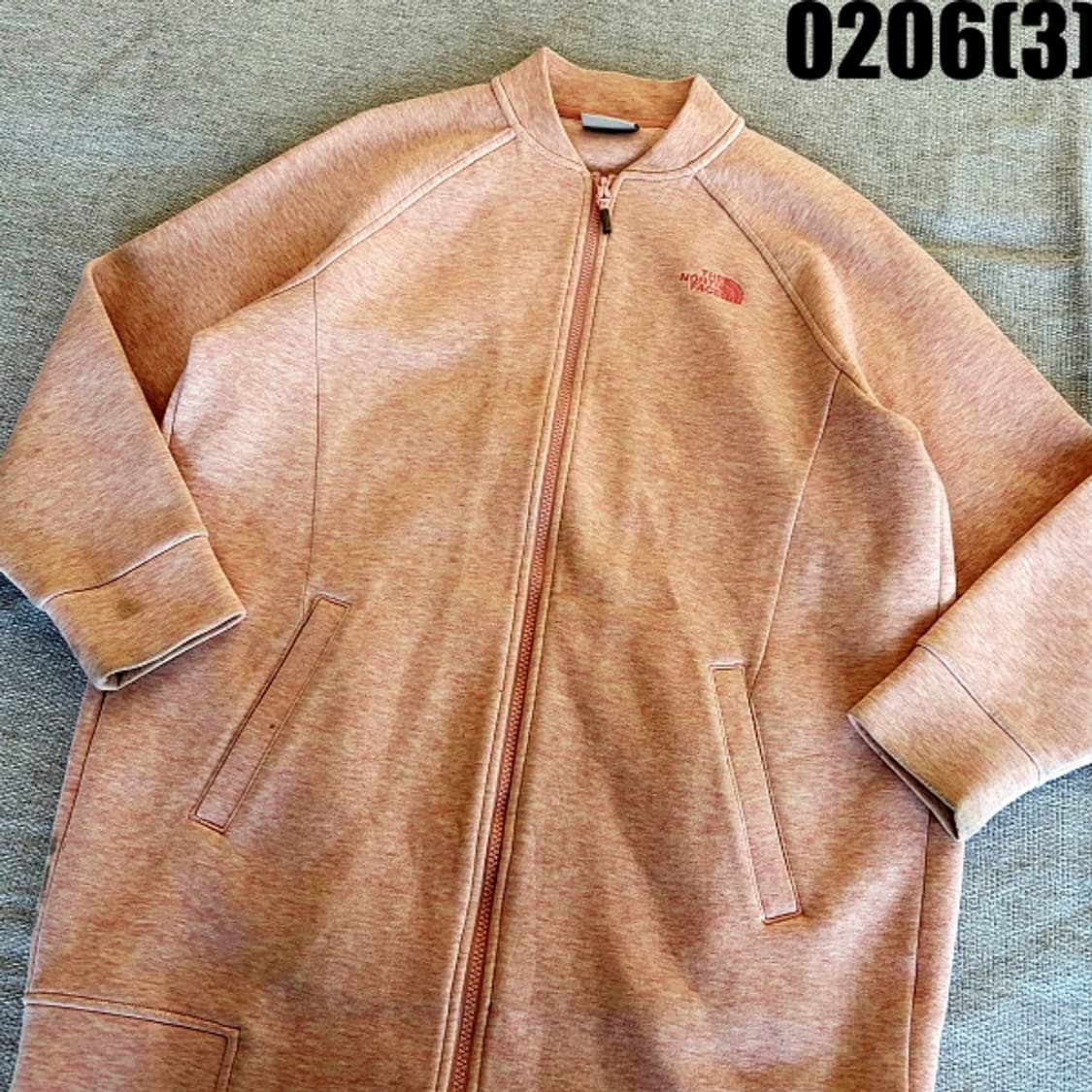 [S/85] 노스페이스 핑크색 여성 롱 집업 자켓 0206(3) 상품이미지2