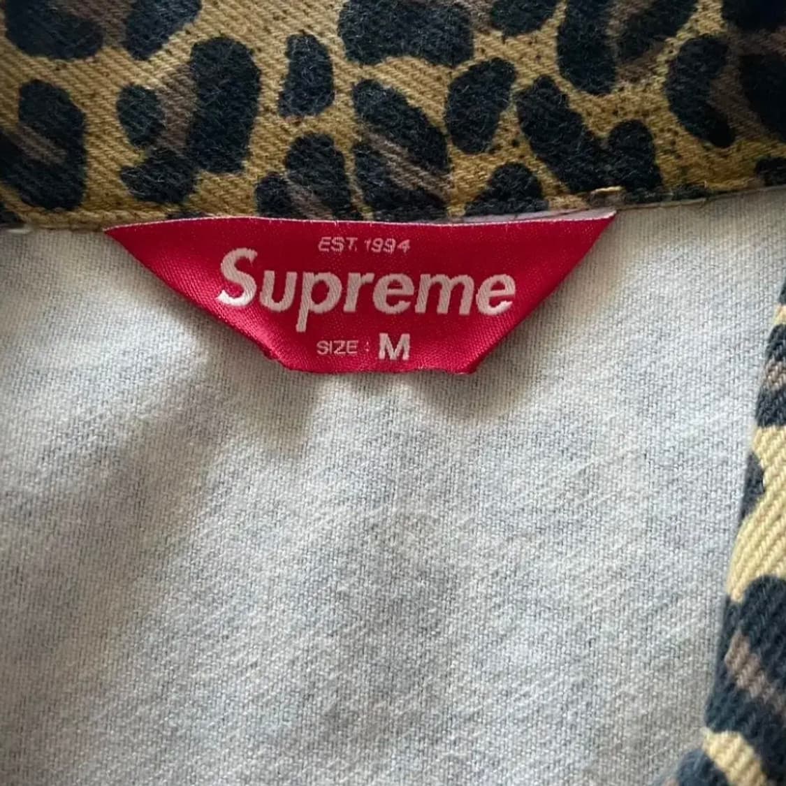 [M] 슈프림 레오파드 트러커 자켓 상품이미지3