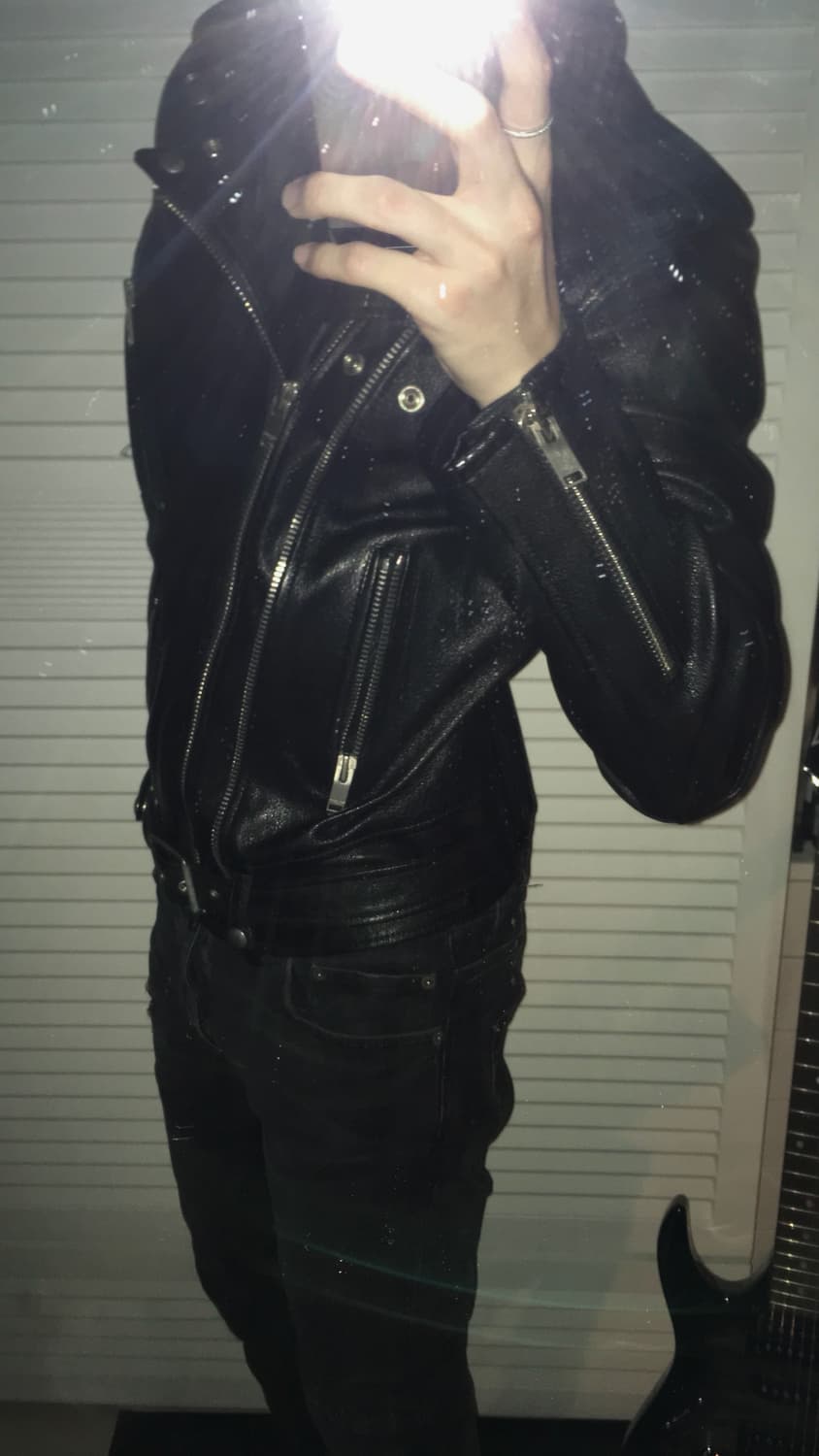 멀티지퍼 레더자켓 락시크 펑크락 상품이미지3