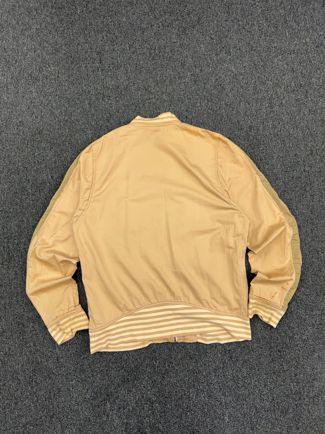 M)디젤 빈티지 베이지 코튼 블루종 자켓(오염) 상품이미지6