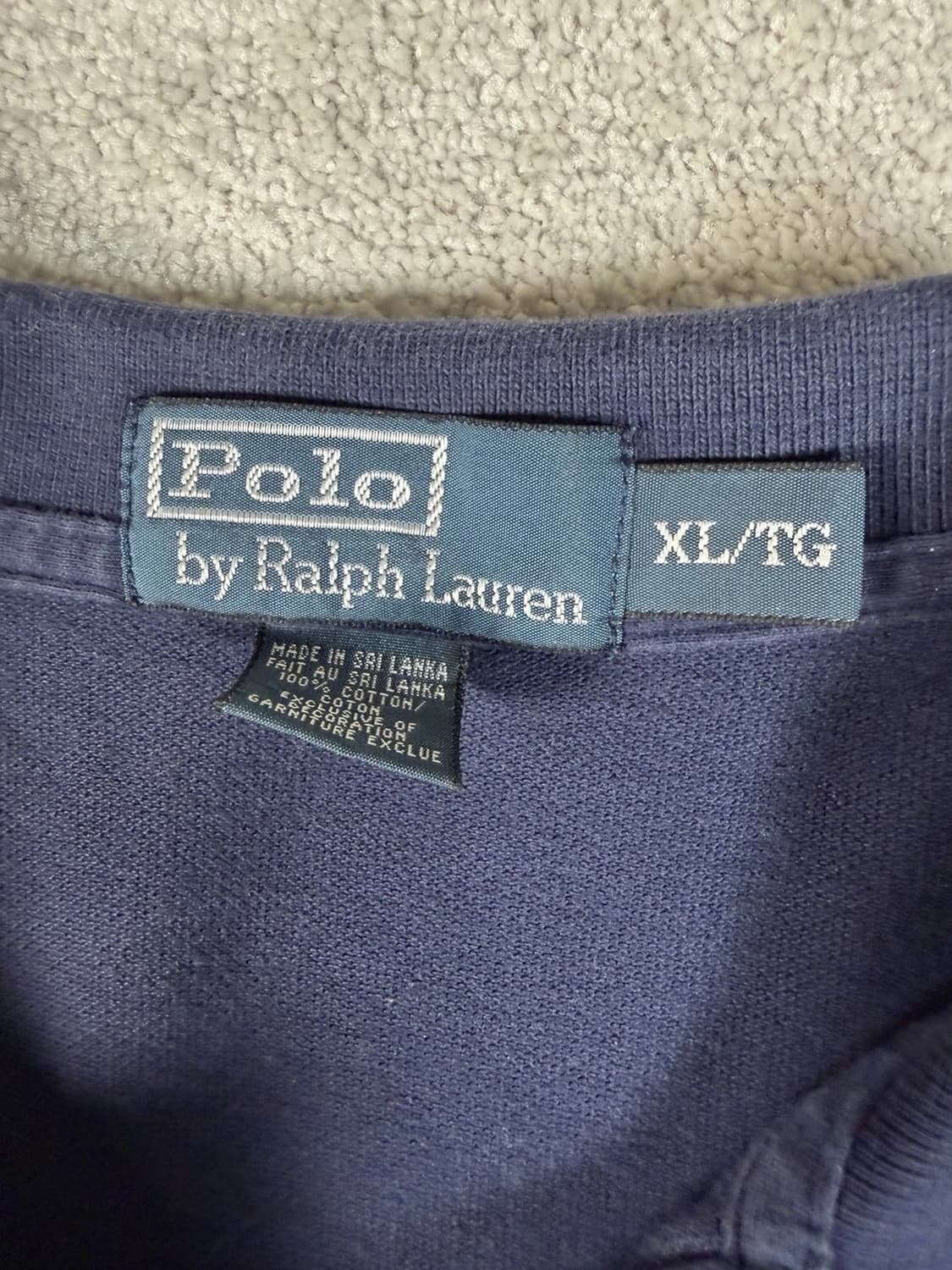 폴로 랄프로렌 트리플 포니 긴팔 카라 티셔츠 상품이미지4