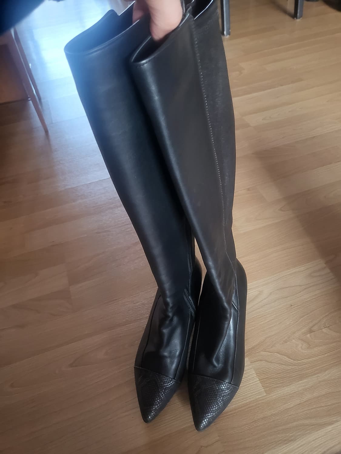 탠디 블랙 롱부츠 240mm 상품이미지1