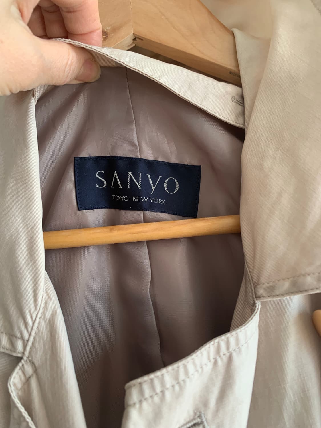 산요 일본. 빈티지 트렌치코트 상품이미지3