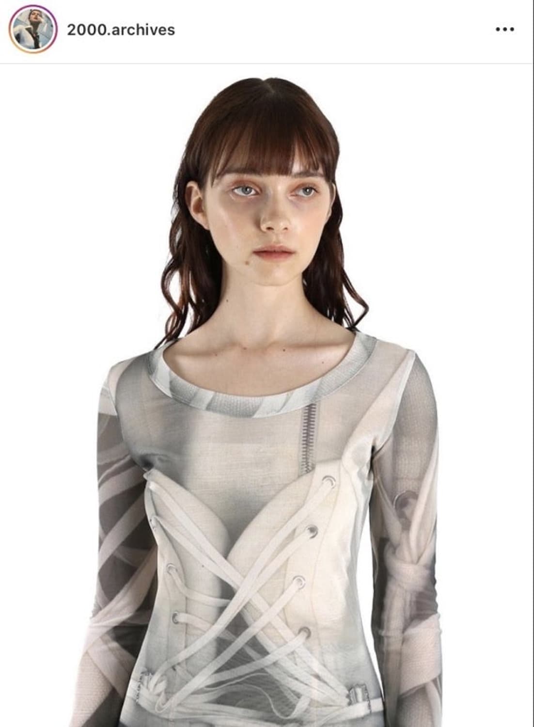 2000아카이브스 코르셋 메쉬탑 상품이미지2