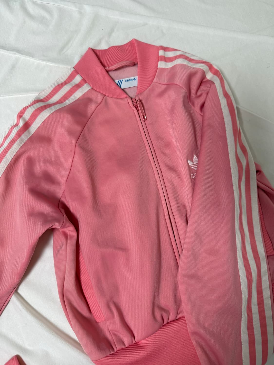 아디다스 딸기우유 핑크 세미크롭 져지 상품이미지1