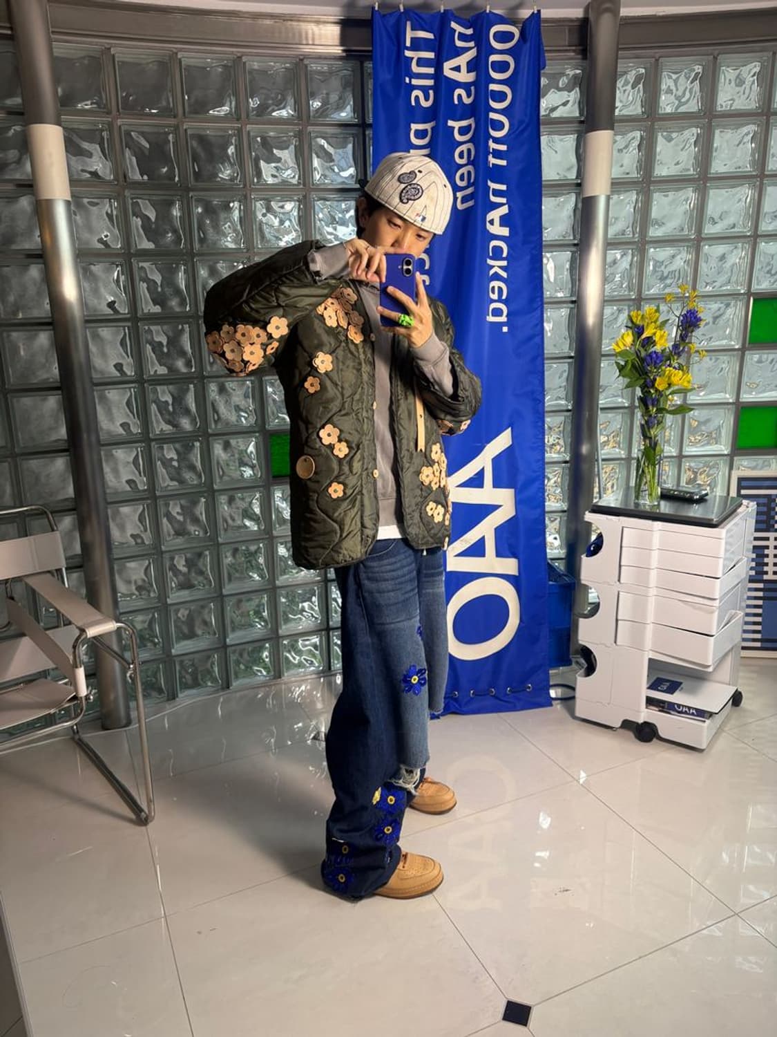 FLOWER LINER JACKET 플라워 라이너 자켓 상품이미지1