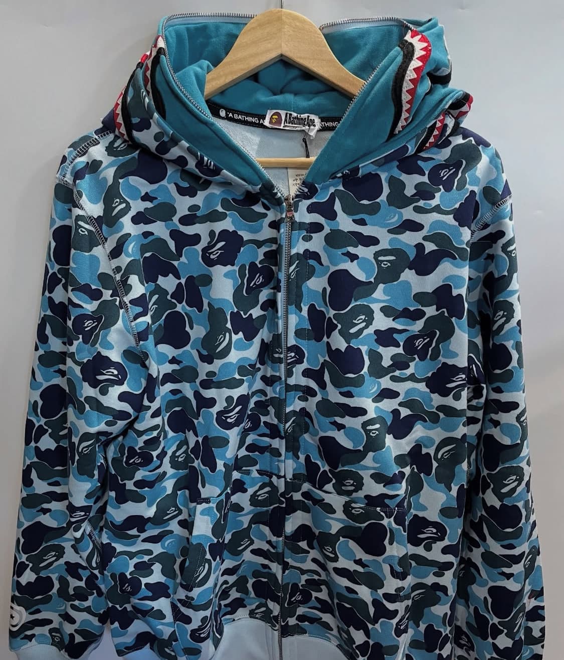 베이프 후드집업 ABC카모 더블샤크 상품이미지3