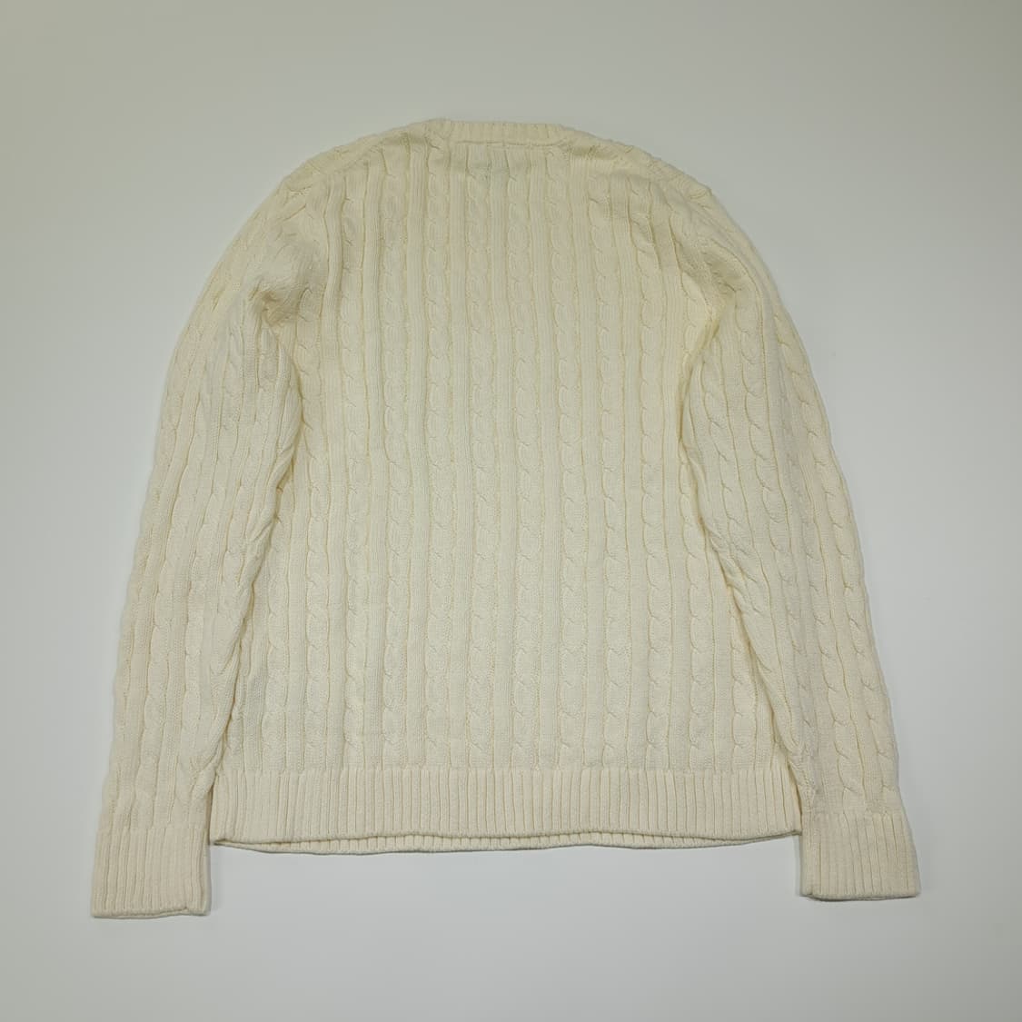 CL073 XL 엘엘빈 코튼 피셔맨 케이블 니트 상품이미지6