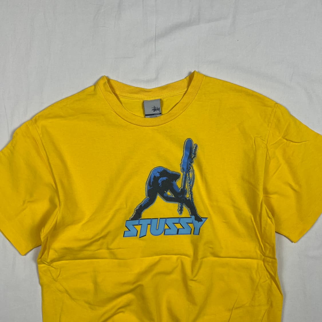 90‘s 스투시 stussy x the clash 프린트 반팔티 상품이미지2