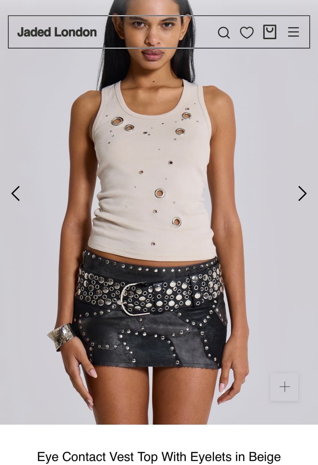 Eye Contact Vest Top 상품이미지1