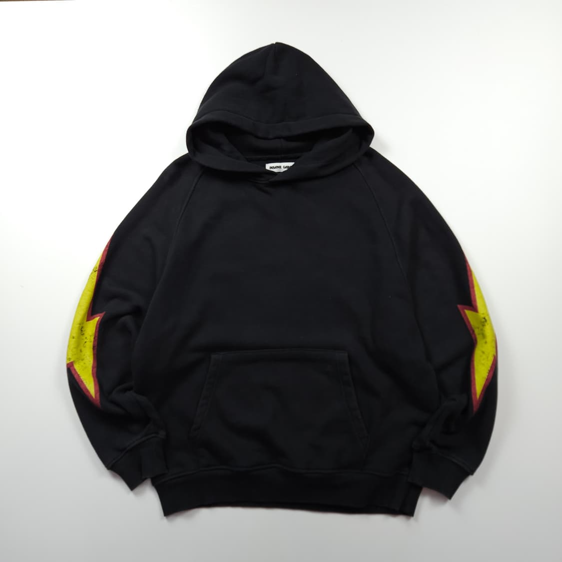 인세인개러지 헤비 코튼 박시핏 스컬 후드 티셔츠 (L) 상품이미지2