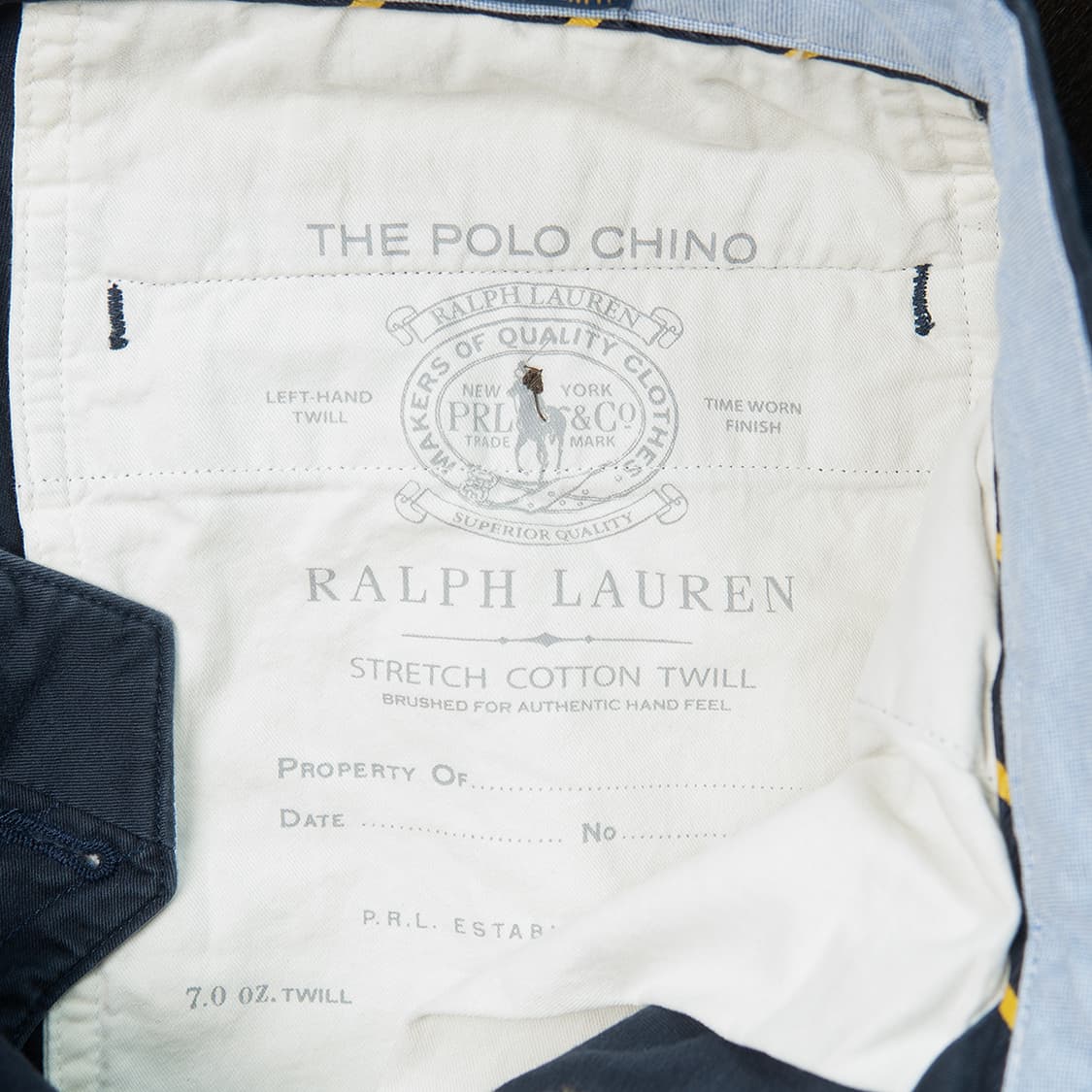 [33] 폴로 랄프로렌 멀티자수 스트레치 치노팬츠 네이비 미사용 신품  상품이미지7