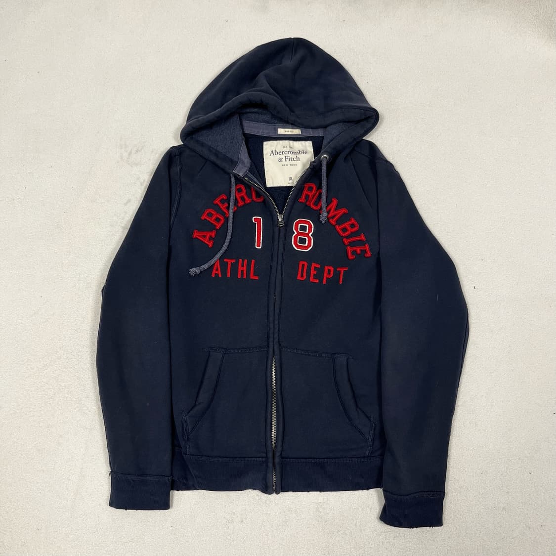 Abercrombie Navy Hoodie Zip-up 상품이미지4