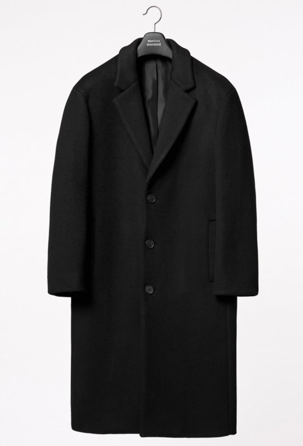 무신사스탠다드 오버사이즈 싱글코트 캐시미어블렌드 상품이미지1