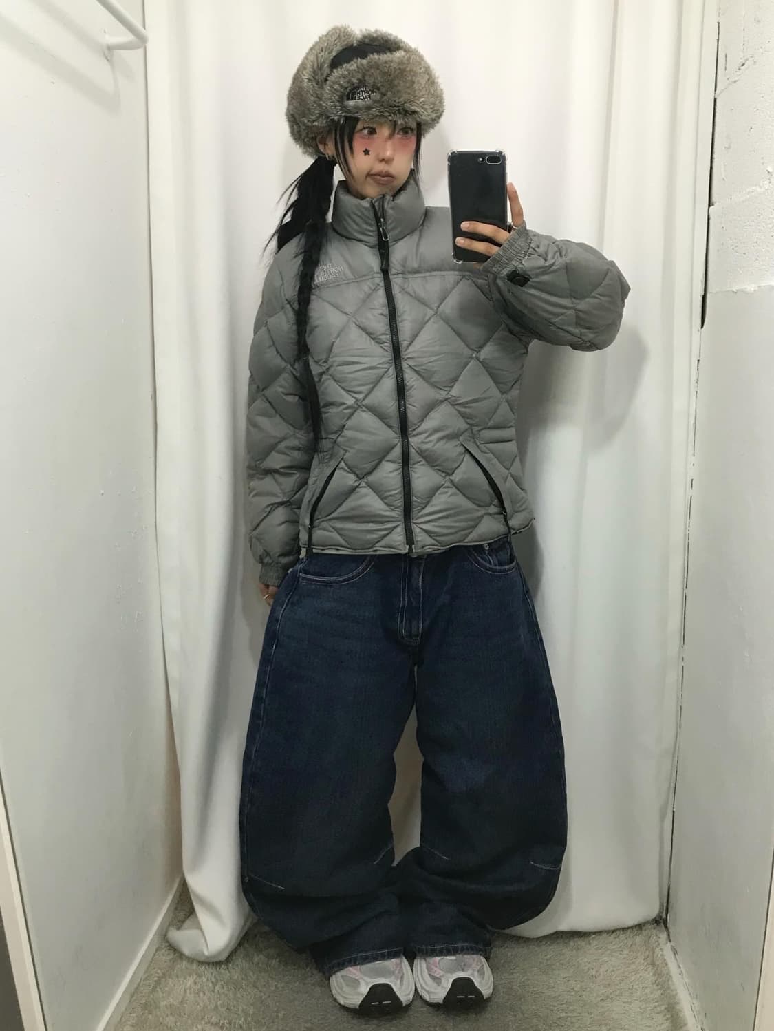 The North Face quilted padding 상품이미지3