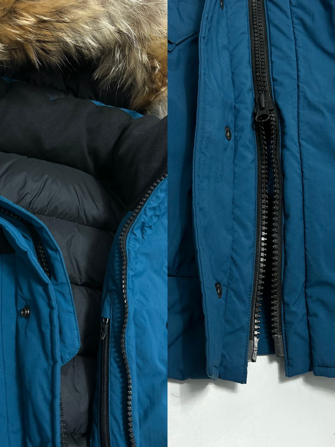 코오롱 윈드스토퍼 퍼 구스다운 패딩 보머자켓 상품이미지6