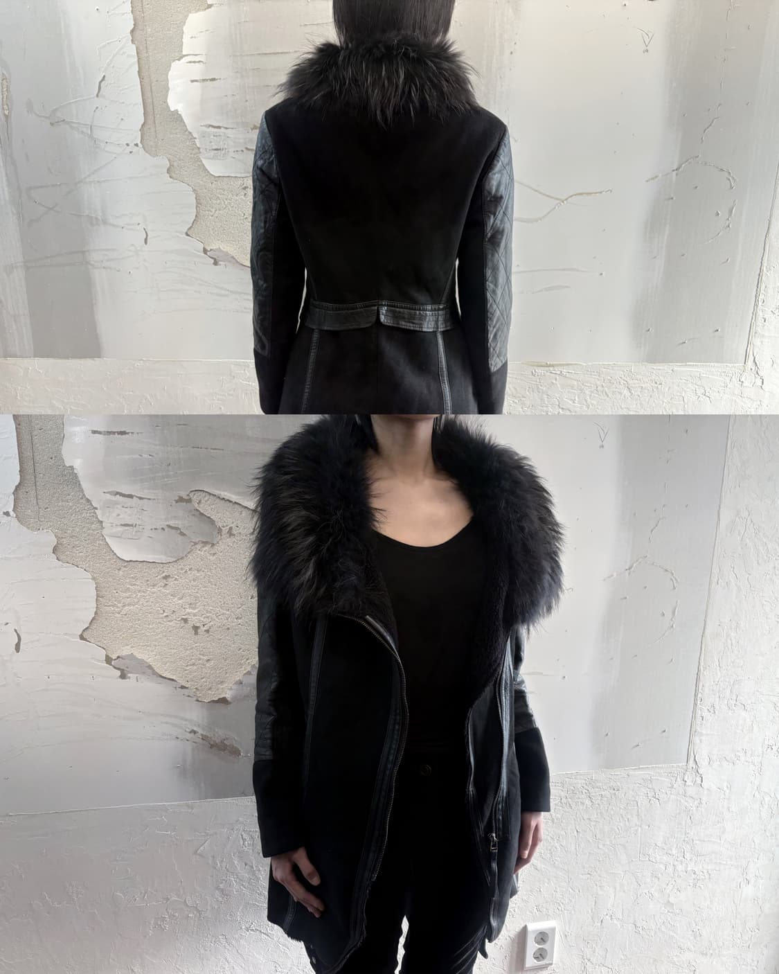 Fur sheepskin long jacket 상품이미지2