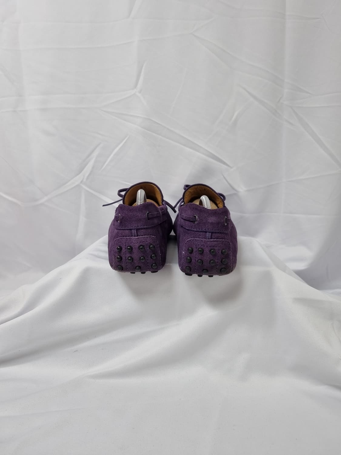 6.5 255 토즈 Tods 스웨이드 고미노 드라이빙 슈즈 퍼플 상품이미지2