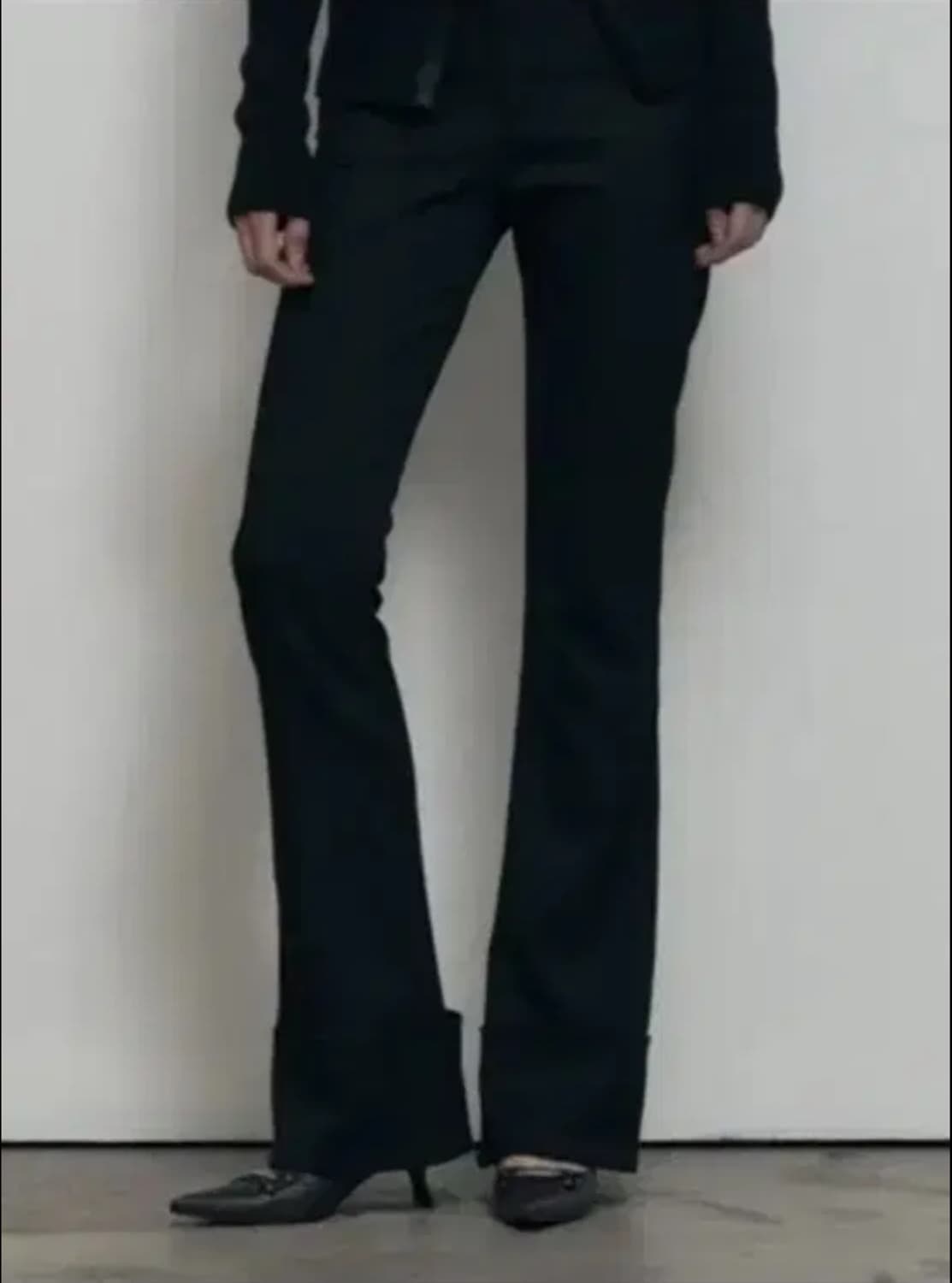 새상품) 보헤미안서울 TURN UP BOOTS CUT SLACKS S 상품이미지1