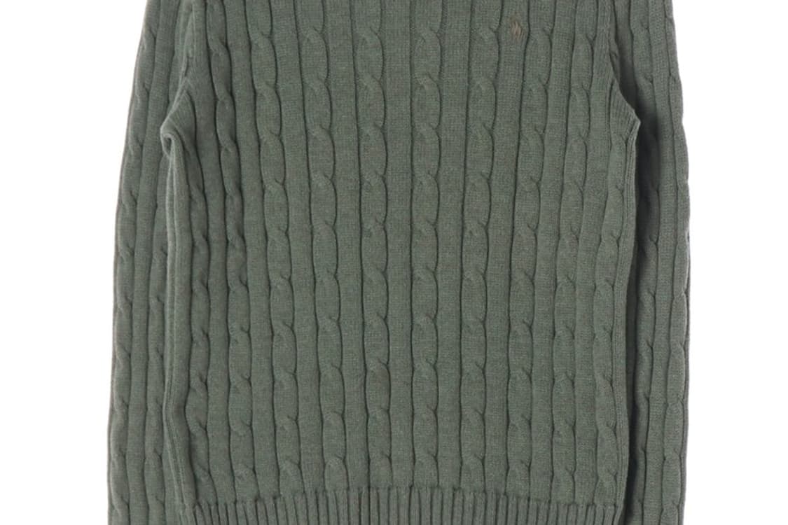 폴로 랄프로렌 케이블 꽈배기 니트 올리브 카키 M 상품이미지4