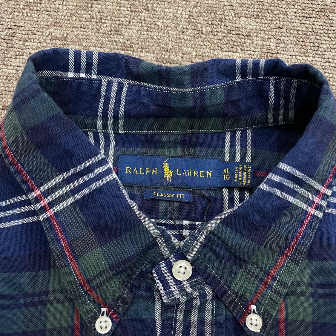 (XL) POLO 폴로 랄프로렌 체크 셔츠 클래식핏 상품이미지8