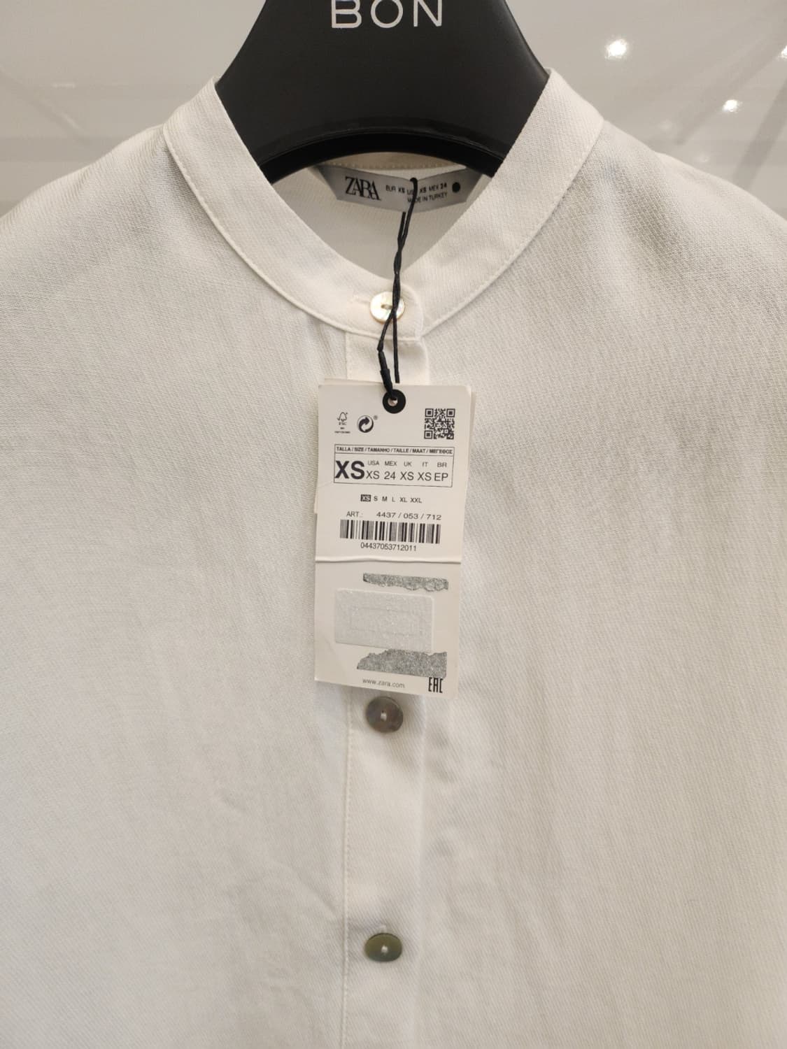 자라 여성 헨리넥 블라우스셔츠(새상품) 상품이미지3