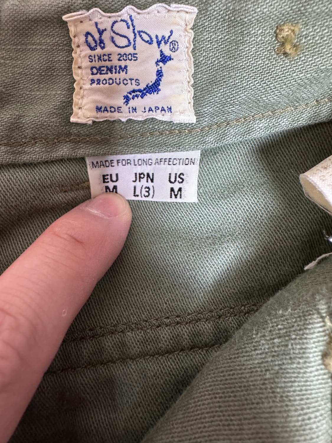 오어슬로우 Orslow 퍼티그 팬츠 3 상품이미지4