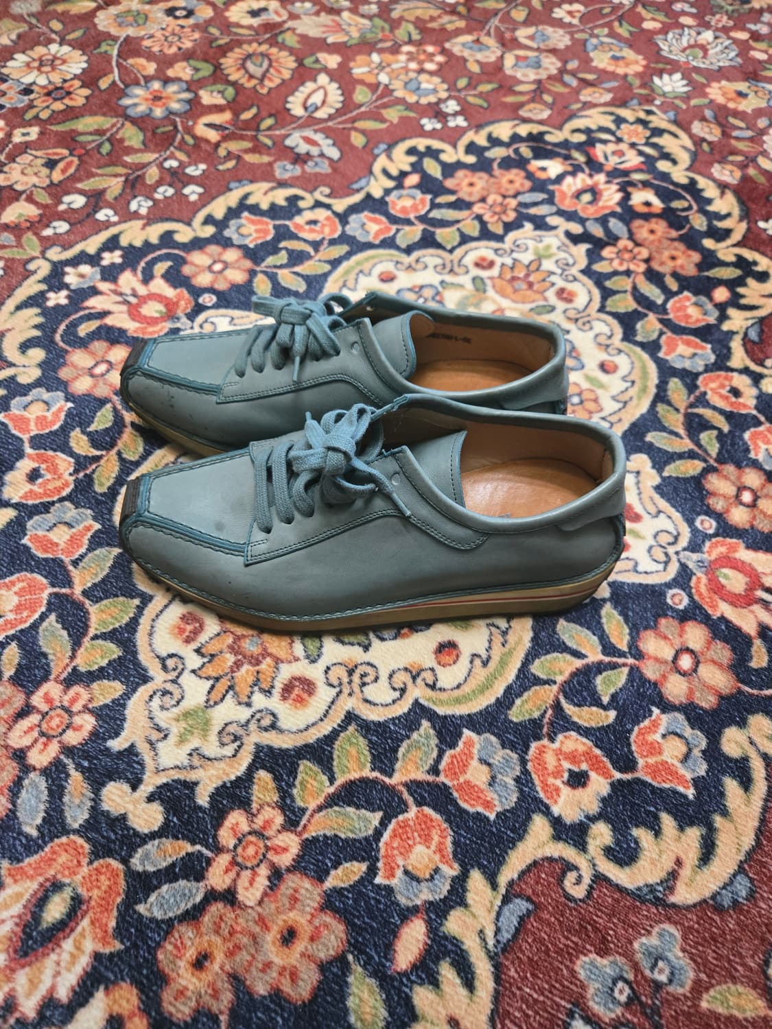 발리 BALLY 빈티지 치타 레더 스니커즈 (37.5) 상품이미지3