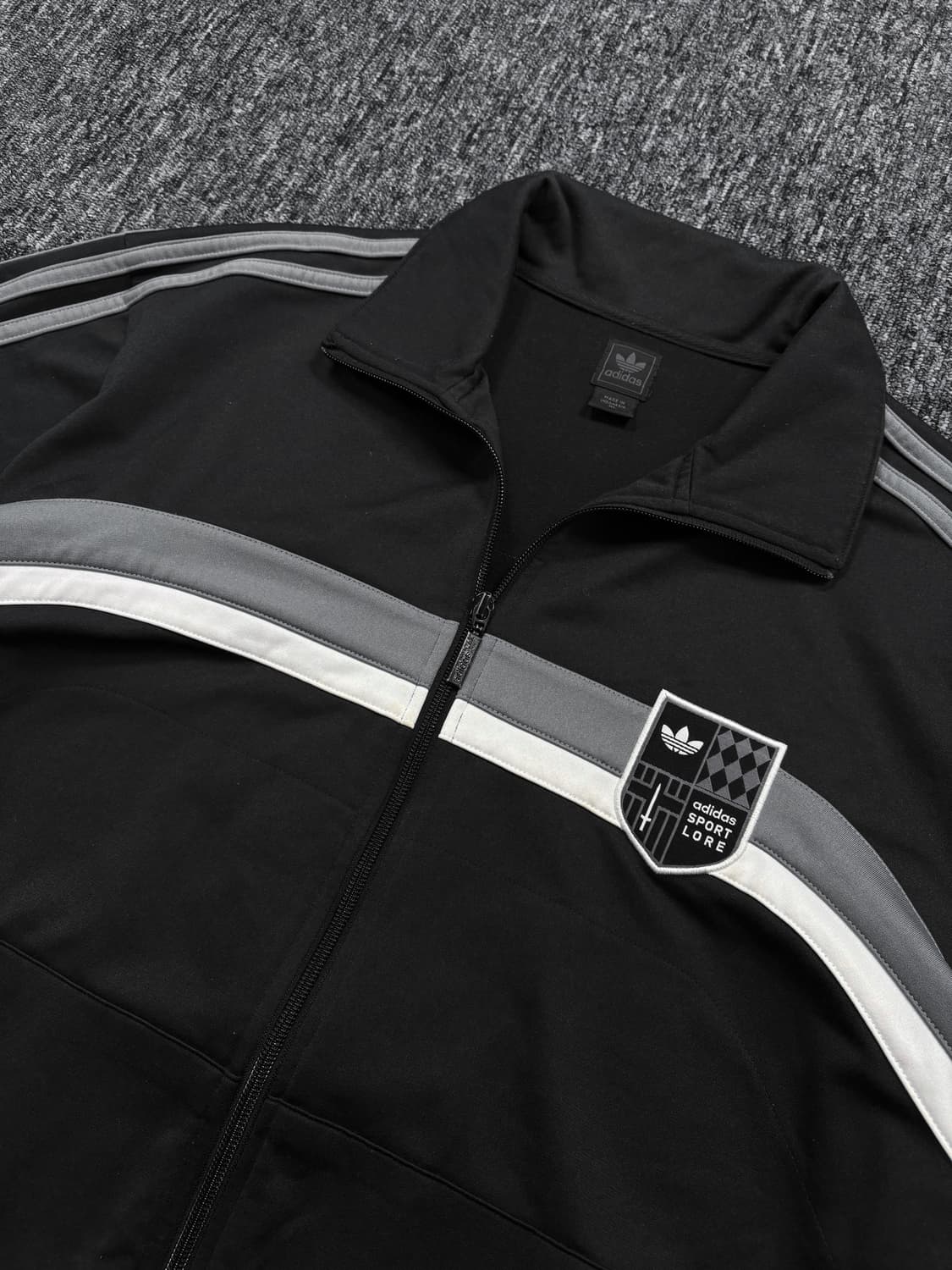 아디다스 블랙 트랙탑 져지 상품이미지4