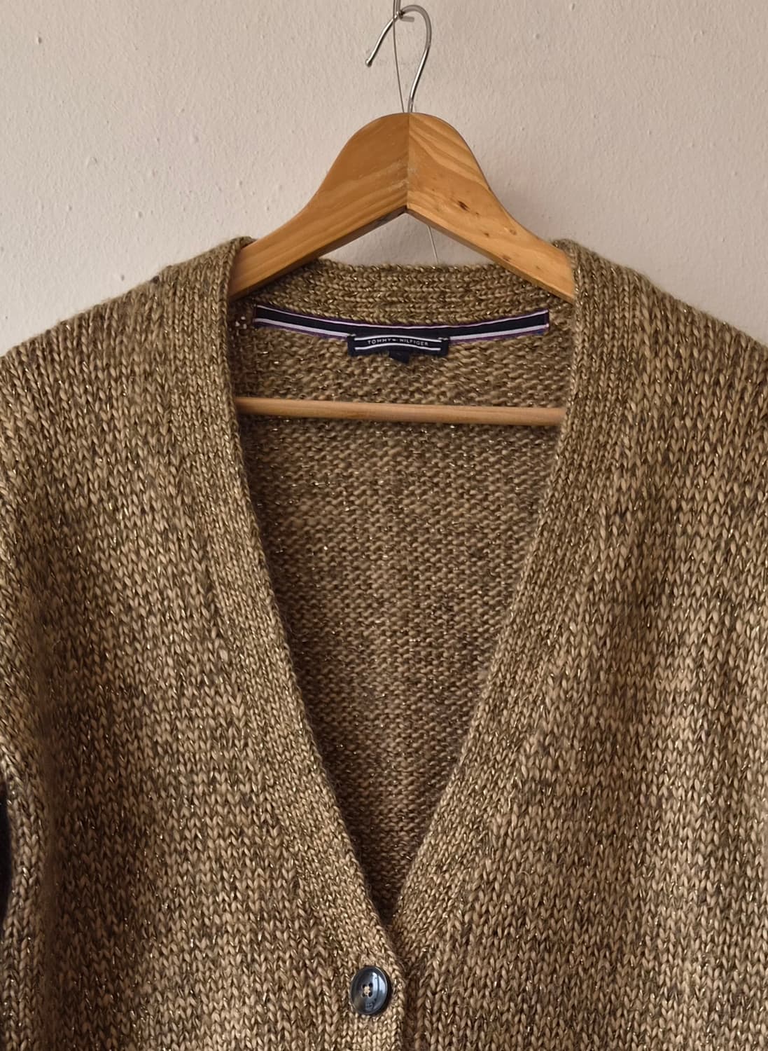 타미힐피거 여성 울혼방니트가디건 S사이즈 상품이미지1