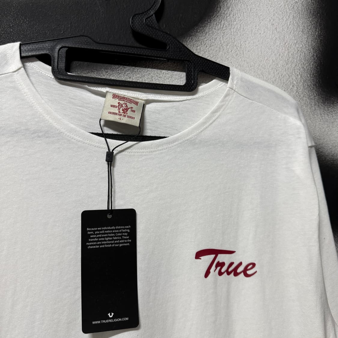 트루릴리젼 백 프린팅 월드투어 데드스탁 롱 슬리브 티셔츠 상품이미지3